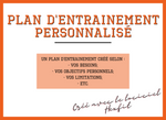 Plan d'entrainement personnalisé